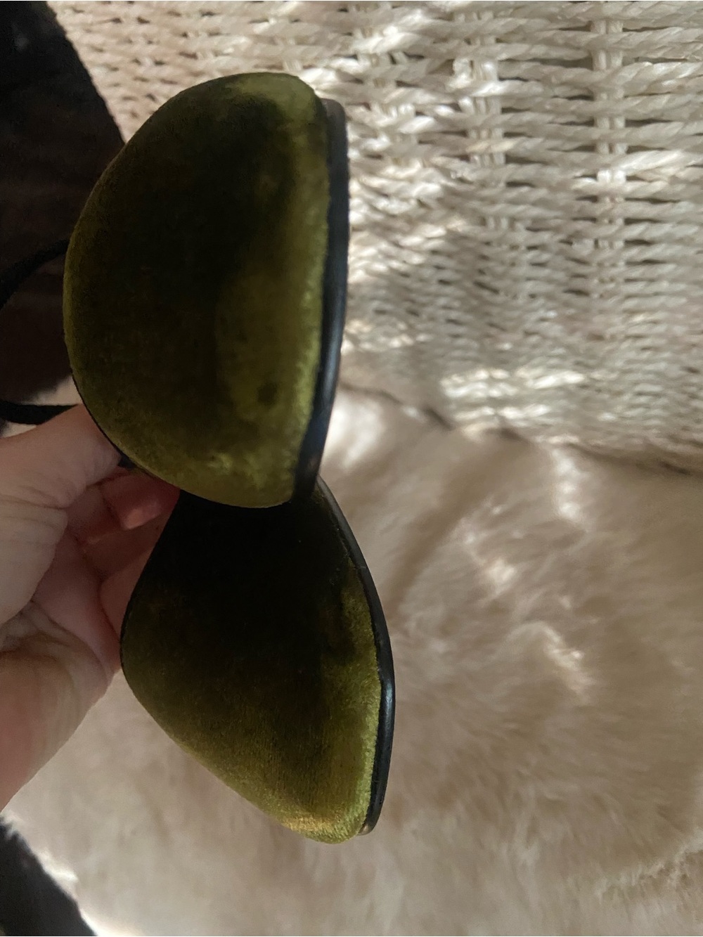 Madewell Greta Ballet Flat In Rich Green Velvet. NWT 💚 - Picture 7 of 12